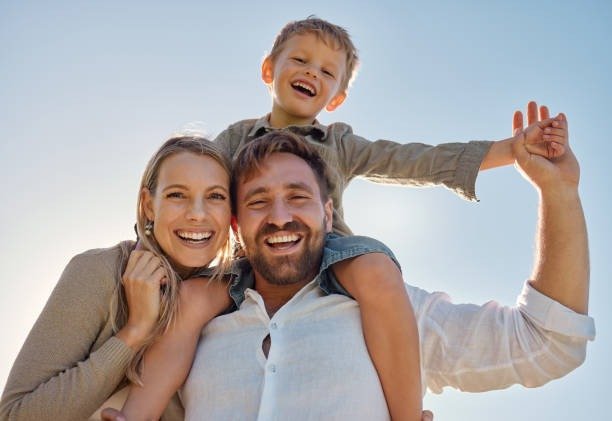 Família sorrindo